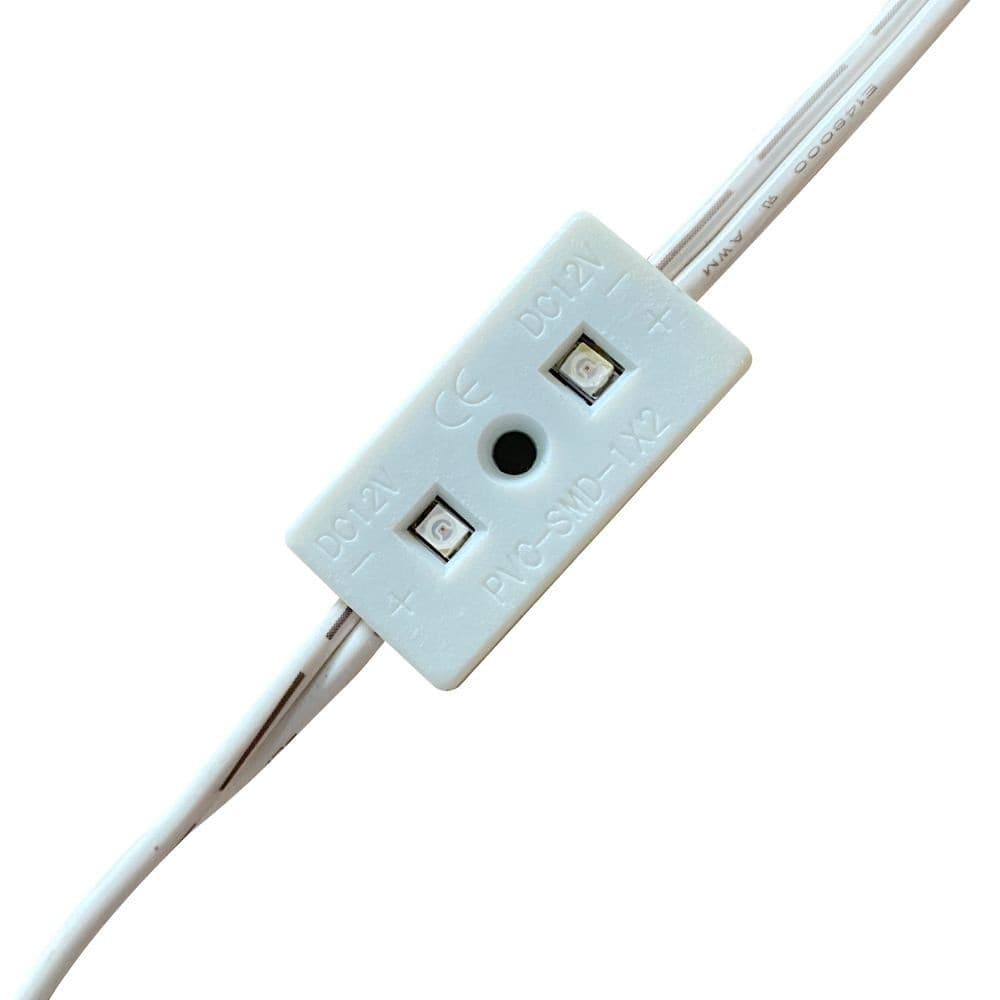 Led Resistentes al Agua 2 Diodos SMD Skyled de PVC Rojo