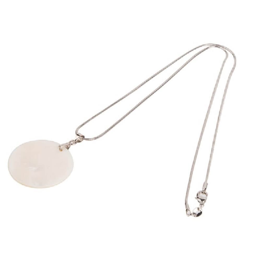 Collar Dije Redondo De Concha De 3cm Para Sublimación Sublimarts