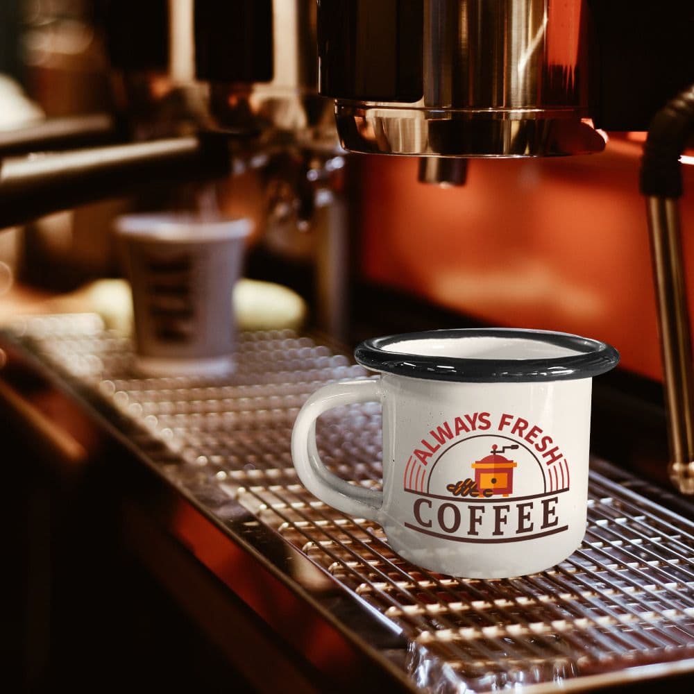 Taza esmaltada miniatura para espresso 3 oz - Miniatura 6