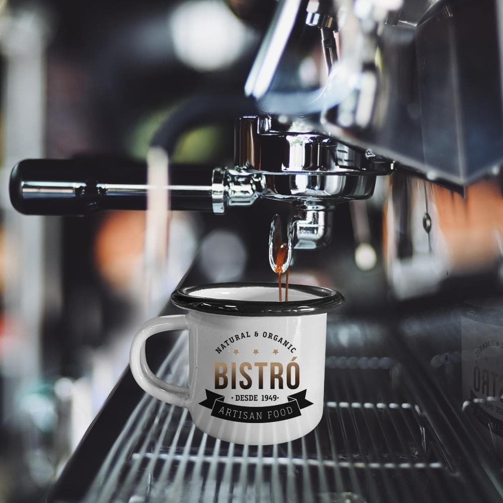 Taza esmaltada miniatura para espresso 3 oz - Miniatura 8