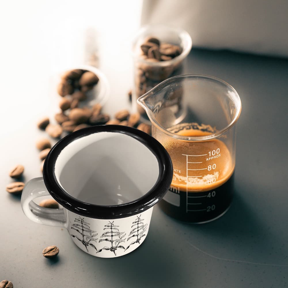 Taza esmaltada miniatura para espresso 3 oz - Miniatura 9