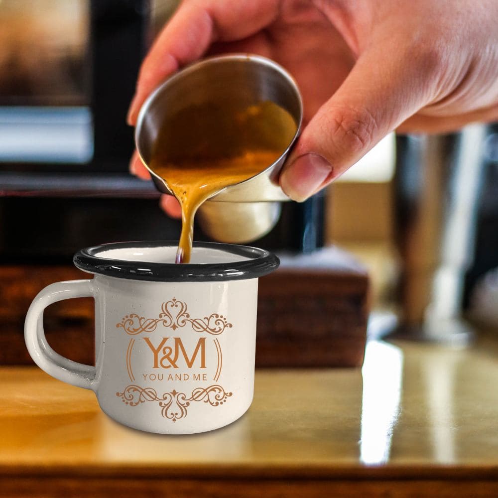 Taza esmaltada miniatura para espresso 3 oz - Miniatura 10