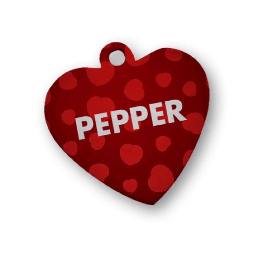 Placa De Perro En Forma De Corazón Para Sublimar - Miniatura 3