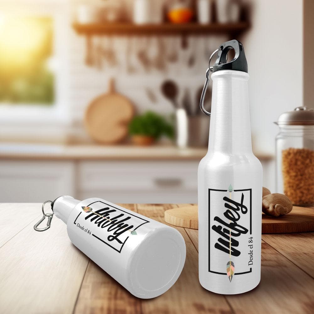 Botella Tipo Cerveza de Aluminio 400ml - Miniatura 7