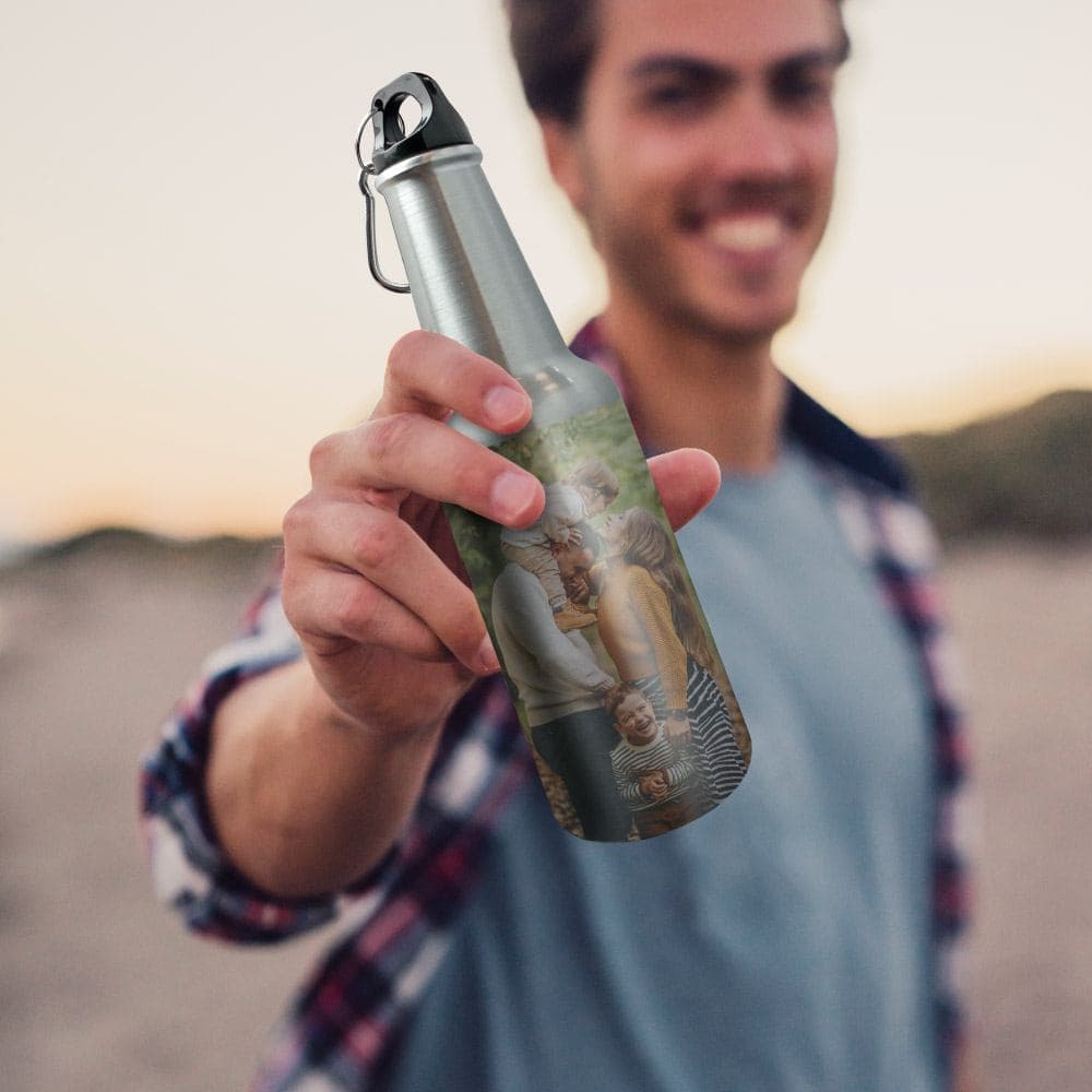 Botella Tipo Cerveza de Aluminio 400ml - Miniatura 13
