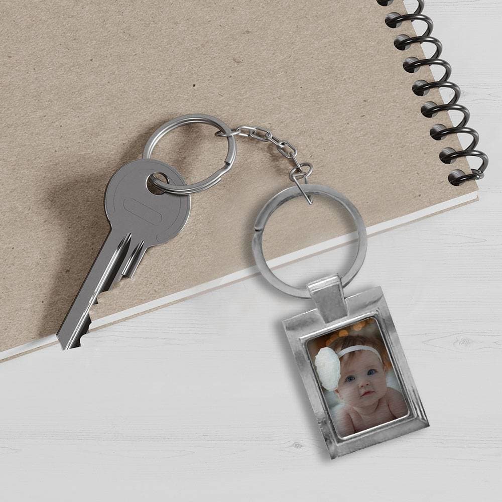 Llavero de Metal Rectangular Sublimarts - Miniatura 4