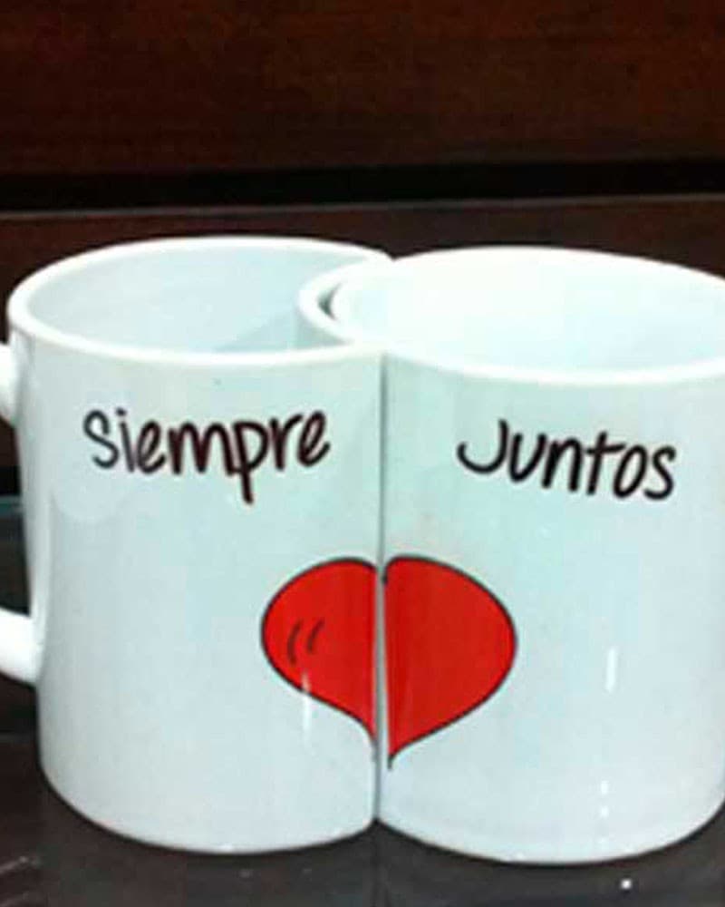 Tazas en Par pareja para Sublimación 9.3 cm - Miniatura 9