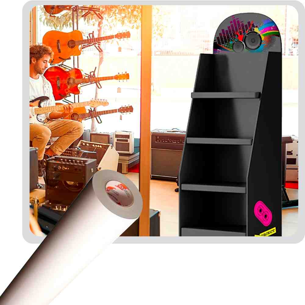 Vinil Orajet 3641 con adhesivo gris rollo 91.44mts.