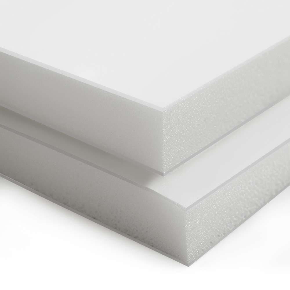 Lamina paper foam core 12mm blanco - Miniatura 4