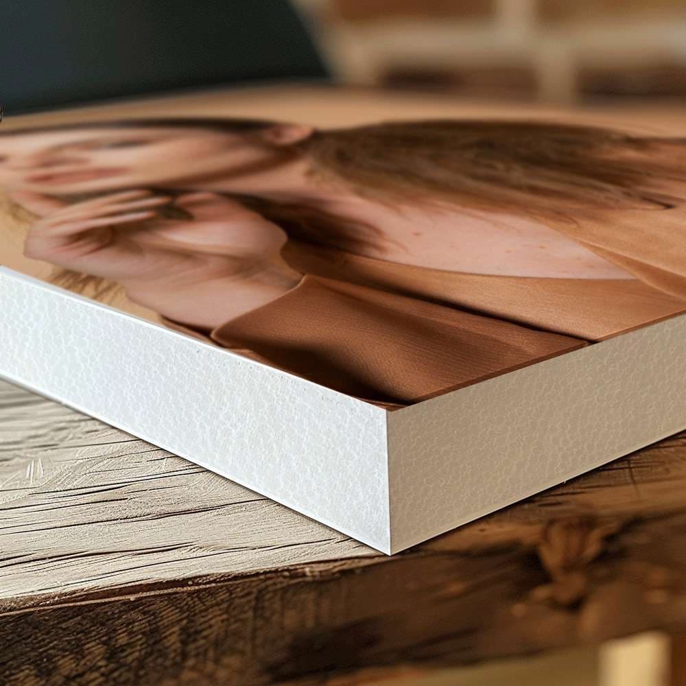 Lamina paper foam core 12mm blanco - Miniatura 6