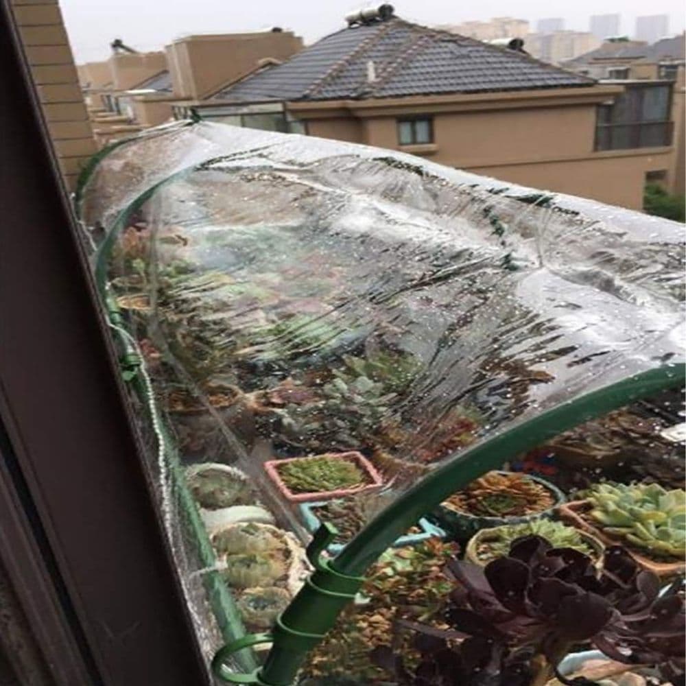 Lona de vinil transparente impermeable para exterior en negocios, toldos y carpas - Claroflex  - Miniatura 8