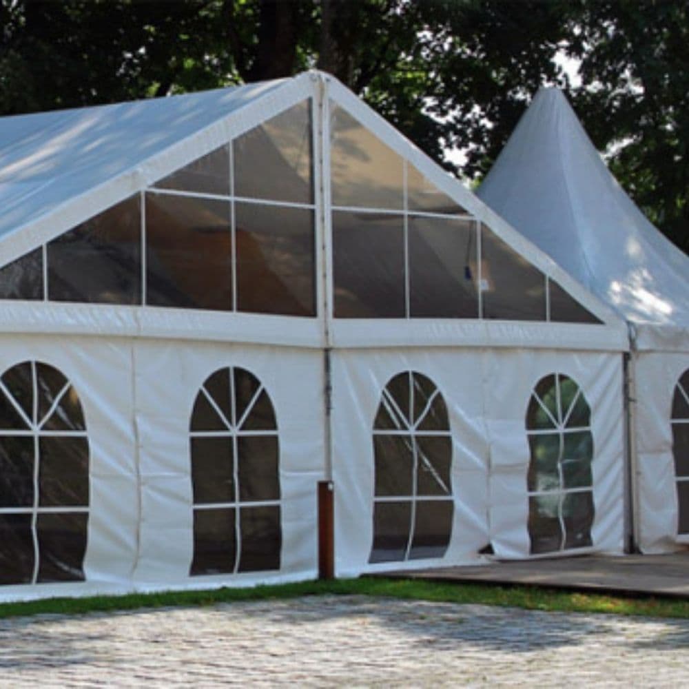 Lona de vinil transparente impermeable para exterior en negocios, toldos y carpas - Claroflex  - Miniatura 7