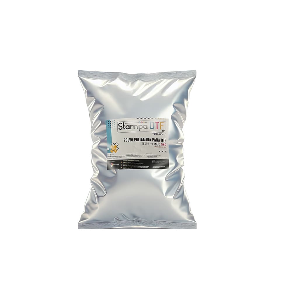 POLVO POLIAMIDA DTF BLANCA PARA TEXTIL - STAMPA DTF
 - Miniatura 5