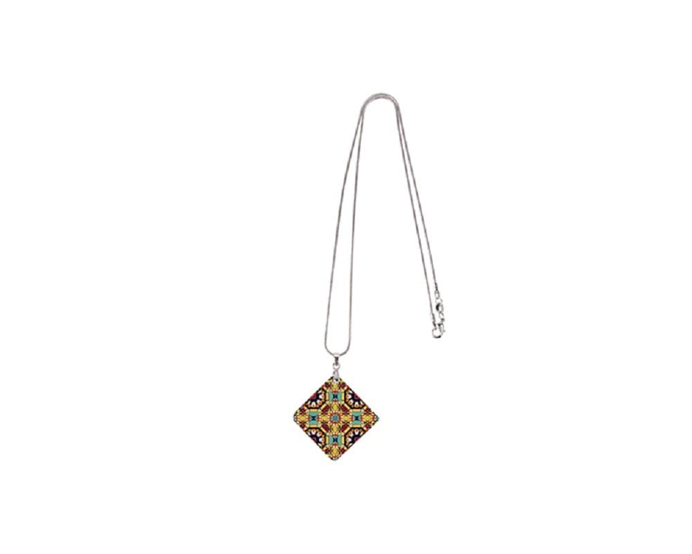 Collar Dije Redondo De Concha De 3cm Para Sublimación Sublimarts - Miniatura 5