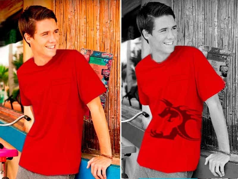 Playera peso super completo con bolsa adulto 1305 - Miniatura 6