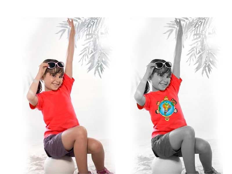 Playera peso completo infantil 3983 - Miniatura 5