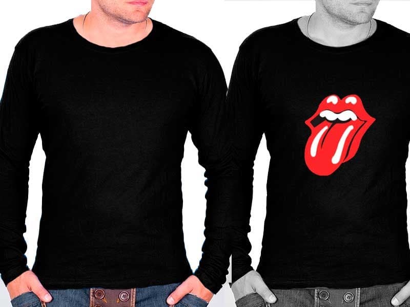 Playera peso super completo manga larga adulto 1304 - Miniatura 3
