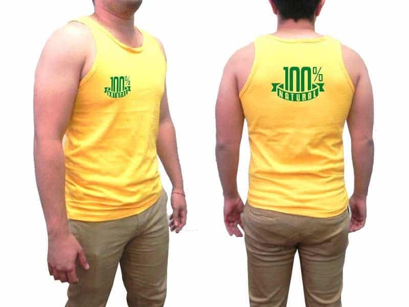 Playera tank top sin mangas peso super completa adulto 1307 - Miniatura 3