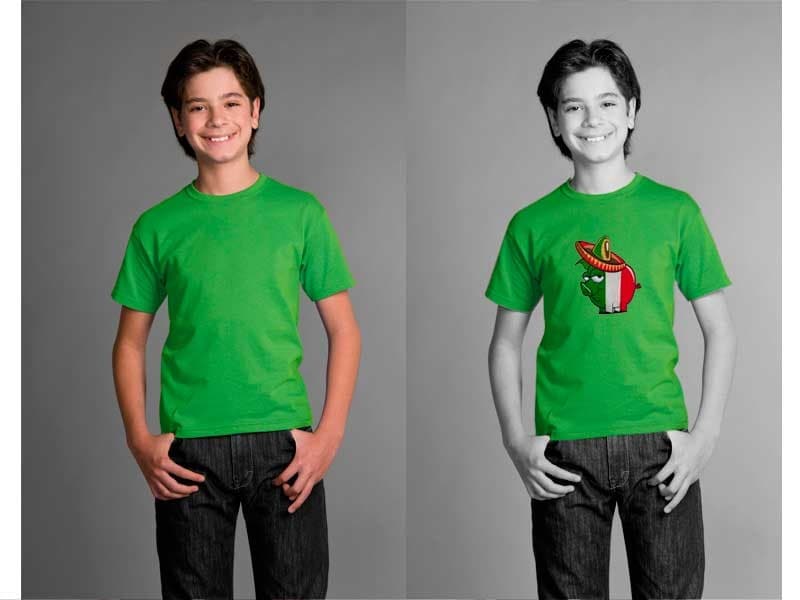 Playera para serigrafía juvenil manga corta Alstyle 3981 - Miniatura 3