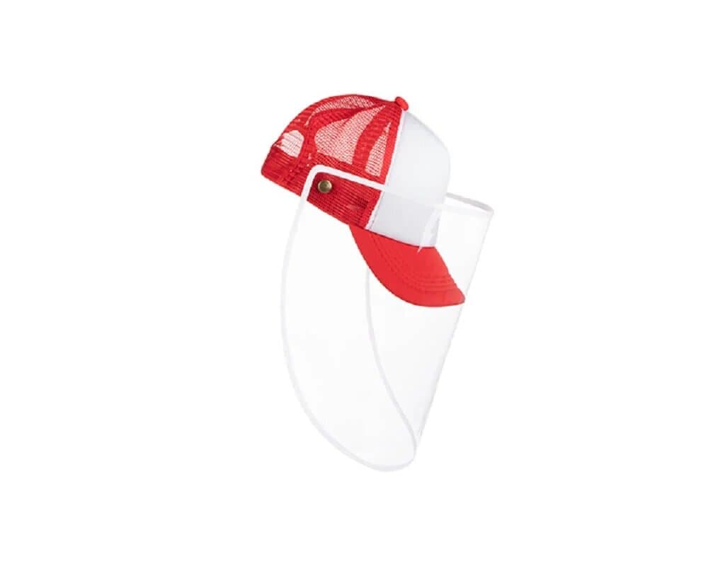 Gorra infantil de color rojo con careta Sublimarts