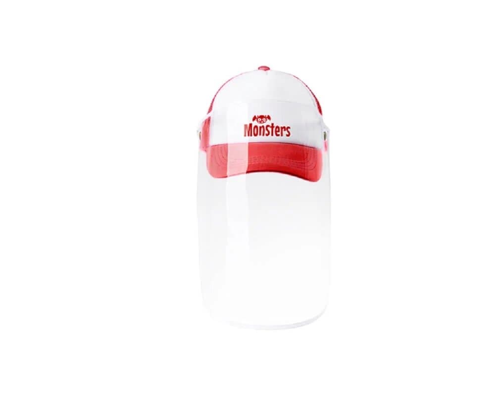 Gorra infantil de color rojo con careta Sublimarts - Miniatura 2