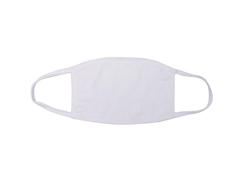 Cubrebocas doble capa blanco Sublimarts