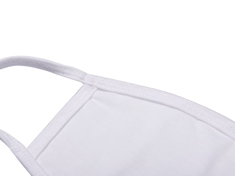 Cubrebocas doble capa blanco Sublimarts - Miniatura 2